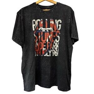 The Rolling Stones Hyde Park 5 July 1969 Band Tee Tongue Graphic Tshirt Sz XXL